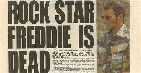 freddie mercury obituary.